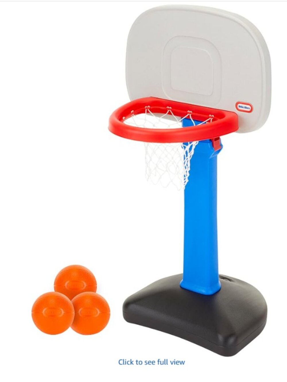 Little Tikes Easy Score Basketball Set, Blue, 3 Balls - Amazon Exclusive, 23.75